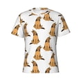 thumbnail image 3 of Naloa German Shepherd Dog Men's T-Shirt Sport T-shirt Men's Basic Tee Casual Men's Shirt, Round Neck, Short Sleeves - Large, 3 of 5