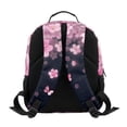 thumbnail image 5 of KUIFORTI Blossoms Axolotll Toddler Backpack Girls Kids School Bag with Adjustable Straps Multiple Organizer Pockets 13.5 Inch for Preschool Kindergarten Back to School Gifts, 5 of 7