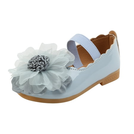 

shpwfbe shoes baby girls flower lovely single princess soft soled sandals kids gifts