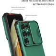 thumbnail image 5 of for Samsung Galaxy S21 Ultra 5G Case with Slide Camera Cover, Armour Silicone TPU Bumper Tough PC Cover S21 Ultra with Kickstand, Military Shockproof Protective Phone Case for Samsung S21 Ultra Green, 5 of 14