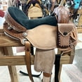 thumbnail image 6 of Hilason Horse Saddle Gorgeous Floral American Leather Cell Phone Case Pouch Tan, 6 of 8