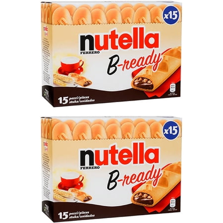 " B-ready " a crisp wafer of bread in the form of mini baguette stuffed with a creamy * 15 pieces * 10.13 oz (286g) * Pack of 2 [ Italian Import ]