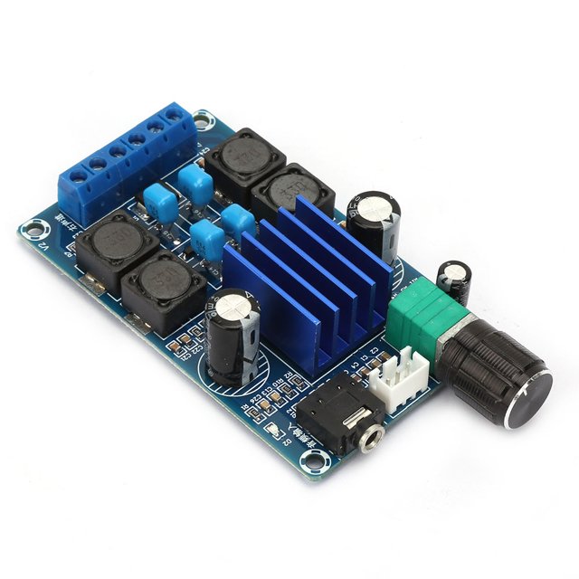 Placa Amplificadora ANGGREK de Doble Canal Tamaño Pequeño Para amplificador de Audio Estéreo