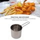 thumbnail image 4 of BANDEJA DE FREIDORA Profunda De Acero Inoxidable, Bandeja De Frito Mini Portátil Que Ahorra Aceite Con Largo, Tempura Duradera Para Uso Familiar, 304 Olla, Diseño, 4 of 7