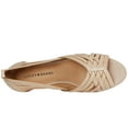 thumbnail image 3 of Lucky Brand Jarise Stone Leather Fashion Slip On Open Toe Low Heeled Sandal, 3 of 5