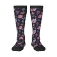 thumbnail image 1 of Fotbe Roses Flowers Calcetas Divertidas Estampadas para Hombre y Mujer, Calcetas de Algodón hasta la Rodilla para Caminar, Correr, Enfermería y Embarazo, 1 of 6