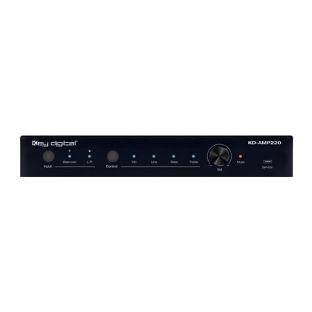 UPC: 0815996020358 | Key Digital KD-AMP220 2-Channel Compact Digital Amplifier w/3-Yr Warranty
