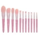 thumbnail image 1 of Set de brochas de maquillaje KEYPOWER Professional, 11 unidades, color rosa brillante, 1 of 6