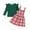Army Green, variant on WeeBloom Christmas Clothes Christmas Long Sleeve Ribbed T Shirts Tops Xmas Plaid Printed Suspender Skirts Outfits Christmas Baby Girl Outfit,Red 2-3 Years