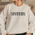 thumbnail image 3 of Custom Sisters Embroidered Sweatshirts for Women Family Matching Casual Long Sleeve Pullover BFF Birthday Christmas (Sweatshirt, 5XL), 3 of 7
