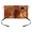 Burnt Orange, variant on Burnt Orange Waist Server Aprons, Oil Painting Modern Abstract Art Vintage Aprons for Women with Pockets, Waitress Apron, Waiter Half Apron for Cooking