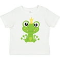 thumbnail image 3 of Inktastic Cute Frog, Green Frog, Frog Prince, Crown Boys or Girls Toddler T-Shirt, 3 of 5