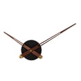 thumbnail image 1 of Movimiento de reloj, mecanismo de reloj, piezas de repuesto, punteros de madera, decoración del hogar Negro, 1 of 9