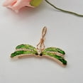 thumbnail image 2 of Pin de broche de cristal perfecl con diseño de libélula, 2 of 8