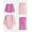 Pink Multi, variant on Baby Girls Mix and Match Outfit Set, 4 Piece, Sizes 0-24 Months
