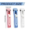 thumbnail image 3 of Portable Clip Stapler Push Stapler Clamp Staplers Handheld Paper Clam Clip Dispenser for Chip Bags Sort Craft, 3 of 9
