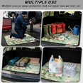 thumbnail image 3 of KEIAHUAN Vintage Hummingbird Floral Auto Cargo Mat 29" x 39", Waterproof Rear Trunk Liner Non Slip Universal Fit for Most Cars SUV, 3 of 5