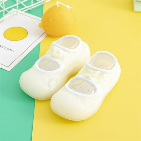 

Cathalem Shoe Size 3 Toddler Kids Baby Boys Girls Shoes First Walkers Cute Soft Antislip Kid Shoes Boy White 18 Months