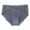 thumbnail image 1 of Gibobby Ropa Interior para Mujer Ropa interior de mujer Bragas de encaje sexy Estiramiento Hipster Calzoncillos Ropa interior Señora Ropa interior(Azul， XXL), 1 of 3