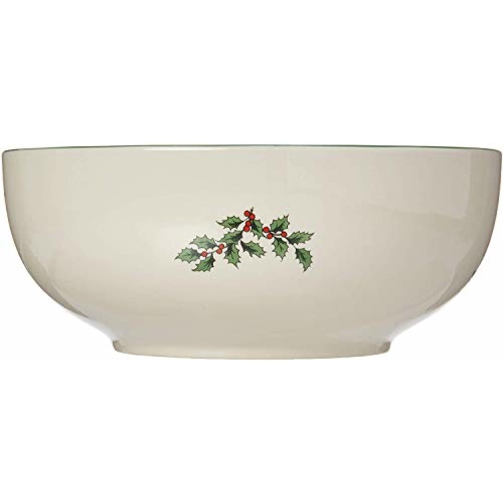Spode Large Christmas Tree Decorative Holiday Round Bowl
