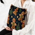 thumbnail image 6 of Gingerbread Man Luxurious Velvet Throw Covers Pillow Inserts - Set of 2 Throw Pillows with Unique Patterns - 16x16, 18x18, 20x20 Inches for Home Decor and Gifts, 6 of 6