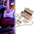 thumbnail image 6 of STARTIST Guitar Tremolo Bridge Musical Instruments Parts Heavy Duty Metal Double Rocking Tremolo Bridge System for Show Practice Stage gold, 6 of 8