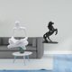 thumbnail image 2 of Figura De Caballo Pensador Abstracto Creativo, Escultura Artesanal, Adorno Para Sala De Estar, Paisaje, Decoración De Dormitorio, 2 of 8