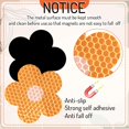 thumbnail image 3 of AnyDesign 16Pcs Boho Flower Reflective Car Magnets Retro Groovy Flower Magnetic Stickers Waterproof Garage Magnet Decal Removable for Spring Car Fridge Mailbox Cabinet (Not for Aluminum Alloy Vehicle), 3 of 7