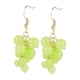thumbnail image 3 of Pendientes de uva Pendientes colgantes Pendientes de gota Pendientes colgantes Joyería divertida Pendientes de fruta para vacaciones uso diario, 3 of 8