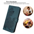 thumbnail image 5 of Decase Wallet Case for Motorola Moto G Power 2023,G Power 2023 Ultra Thin Case Premium PU Leather Card Holder Phone Cover Embossed Shockproof Case for Moto G Power 2023 - Darkgreen, 5 of 6
