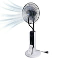 thumbnail image 1 of Ventilador de Pie con Nebulizador, 3 Velocidades, Oscilación, Temporizador 0-12 Horas, 123 cm, 85W, Portátil y Ligero, Diseño Compacto, para Dormitorio, Sala, Cocina y Oficina, 1 of 8