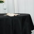 thumbnail image 4 of BalsaCircle 90" Round Premium Polyester Tablecloth Wedding Table Linens Black, 4 of 8