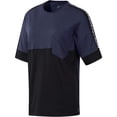 thumbnail image 1 of Reebok Womens Colorblock Basic T-Shirt, Blue, X-Small, 1 of 4