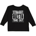 thumbnail image 3 of Inktastic Straight Outta Time out Boys or Girls Long Sleeve Toddler T-Shirt, 3 of 5