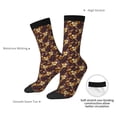 thumbnail image 2 of Yiaed Sunflowers with Skull and Hand Print Great elasticity Crew Socks Sports socks for Men and Women, 2 of 5