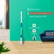 thumbnail image 3 of Cepillo de limpieza eléctrico Turbo Scrub carga inalámbrica limpiador de baño, 3 of 8