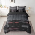 thumbnail image 2 of Castle Fairy Teens Car Bedding Comforter Set,Speed Sport Full Bedding Set, 2 of 8