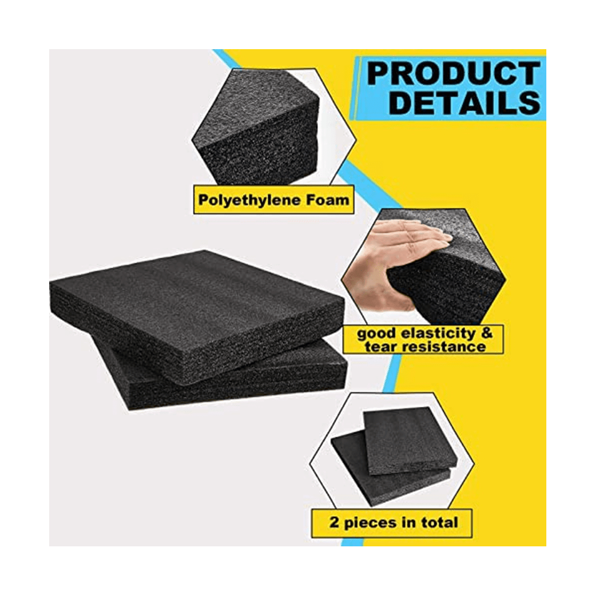 Polyethylene Foam Sheet Thick Foam 2 Count