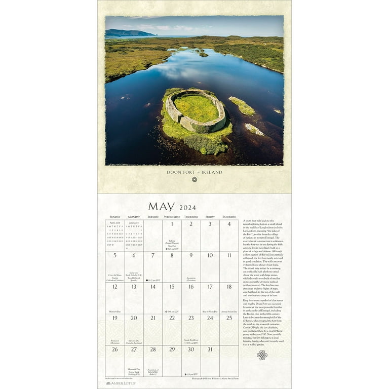 Sacred Celtic Sites 2024 Wall Calendar: And Other Places of Power in  Britain and Ireland | 12