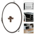 thumbnail image 3 of Shisuyan 1 Set Universal Microwave Turntable Ring Glass Plate Support Rotation Microwave Turntable Support Ring Glass Plate Rotating Bracket Microwave Part, 3 of 9