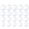 thumbnail image 1 of 40 Uds. De bolas rellenables de plástico transparente para manualidades, adornos, bolas de Navidad para decoración artesanal, 1 of 5
