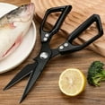 thumbnail image 2 of Leodye 1PCS Stainless Steel Multi purpose Kitchen Scissors Food Scissors with Comfortable Grip for Kitchen Use -9.06*3.74IN, 2 of 6