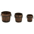 thumbnail image 6 of vidaXL Flower Pot 3 Piece Outdoor Planter Pot Box Container Solid Wood Fir, 6 of 13