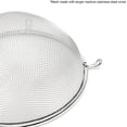 thumbnail image 4 of TrueCraftware- 8-Inch Single Medium Mesh Strainer Stainless Steel 6-1/2" Handle Length Black Plastic Handle- Kitchen Utensil Food Strainer Skimmer Spoon for Cooking Sieve Sifters Pasta Fruits, 4 of 7