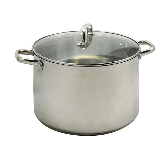 Oster Adenmore 16 Quart Stock Pot With Tempered Glass Lid