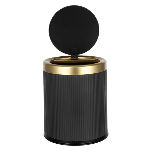 OFFIGAM Black Smart Touchless Kitchen Trash Can with Automatic Sensor Lid for Hands-Free Use