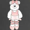 thumbnail image 2 of CafePress - PINK BALLERINA BEAR Maternity Dark T Shirt - Maternity Dark T-Shirt, 2 of 3