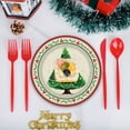 thumbnail image 5 of Uxgjfwu Christmas Paper Plates Cups Napkins Set Tree Themed Disposable Tableware for Holiday Party Gathering Celebration and Decorations (10PC 9" Plates), 5 of 6