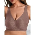 thumbnail image 2 of Cueply Womens Wireless Bra Supportive Seamless Bras Full Coverage Push Up Comfortable No Underwire Tshirt Bras, 2 of 8