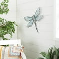 thumbnail image 2 of Deco 79 Eclectic Metal Dragonfly Wall Decor, 25" x 1" x 16", Turquoise, 2 of 7